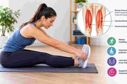 seated hamstring stretch