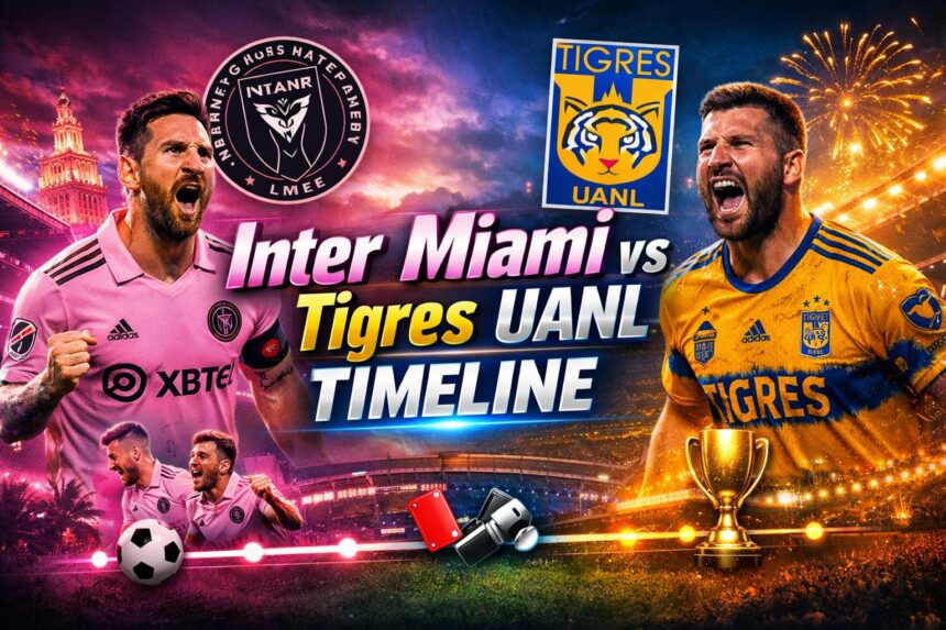 Inter Miami vs Tigres Uanl Timeline