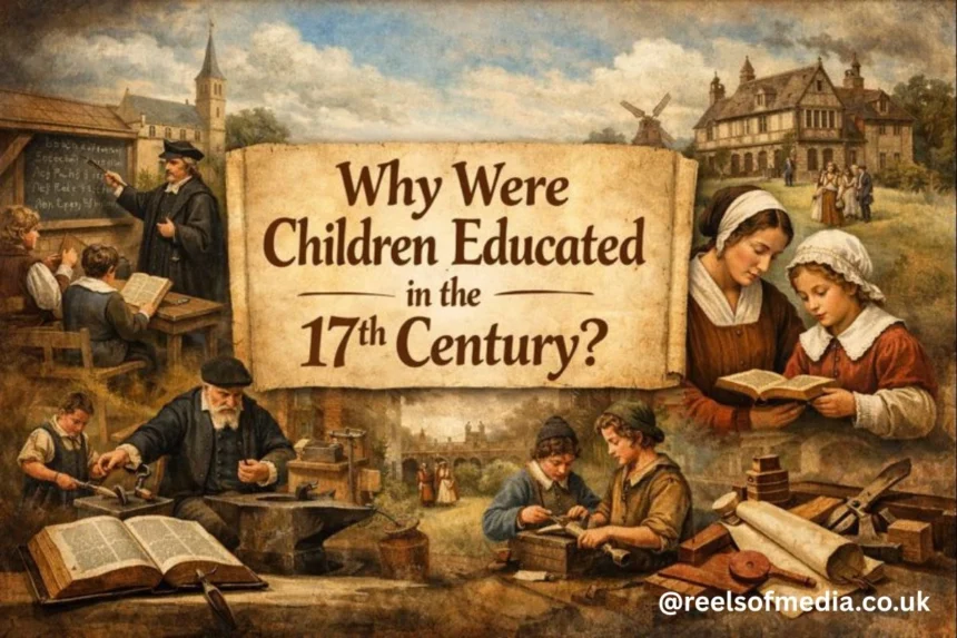 why were children educated in the 17th century