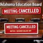 oklahoma education board meeting cancelled