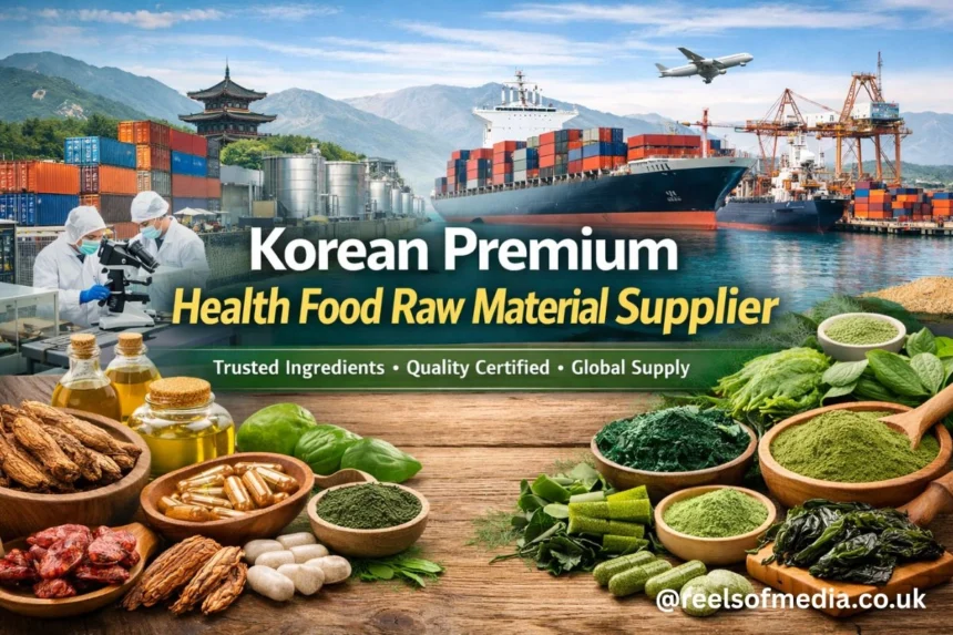 korean premium health food raw material supplier