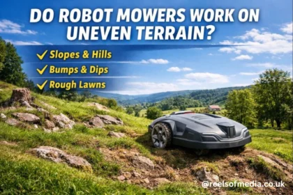 do robot mowers work on uneven terrain