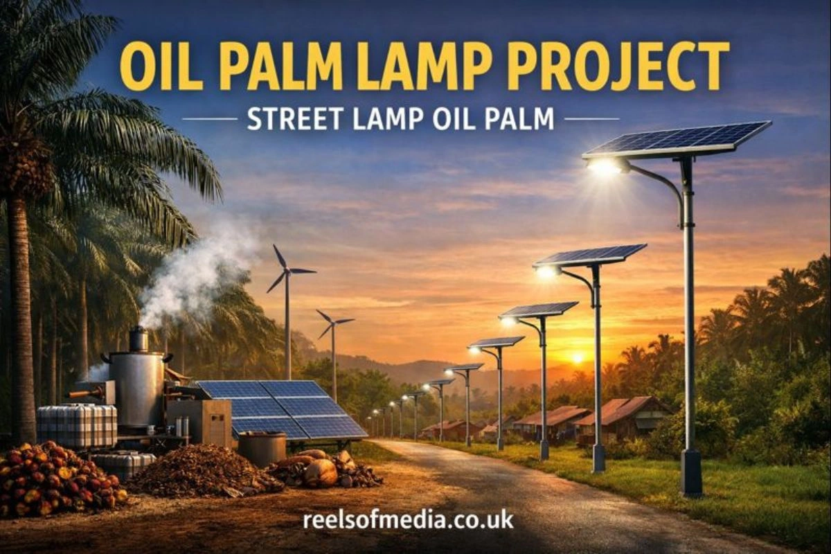 oil palm lamp project street lamp oil palm