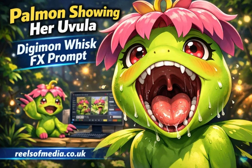 palmon showing her uvula digimon whisk fx prompt