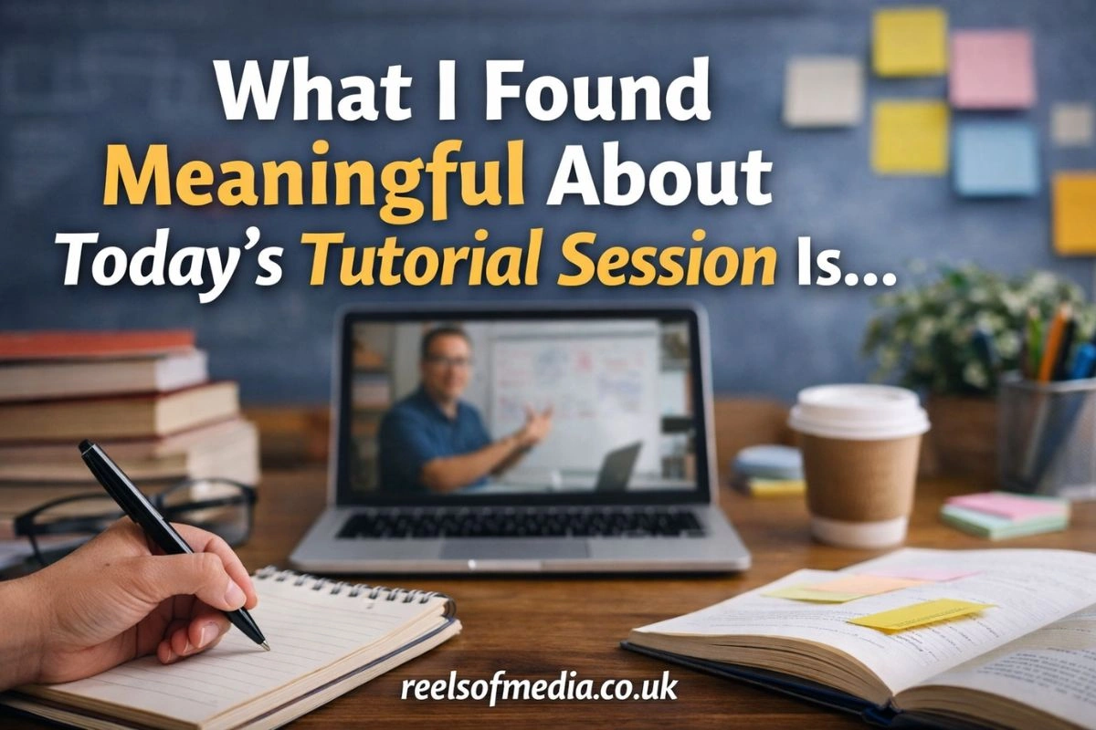 what i found meaningful about today's tutorial session is