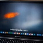 orange smudge on macbook pro screen
