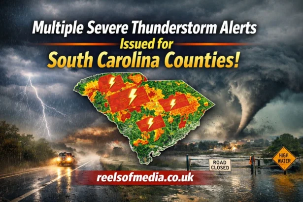 multiple severe thunderstorm alerts issued for south carolina counties
