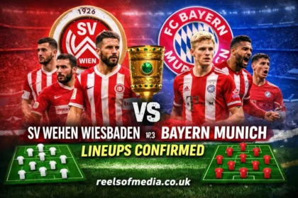 sv wehen wiesbaden vs bayern munich lineups