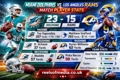 miami dolphins vs los angeles rams match player stats