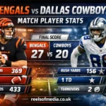 bengals vs dallas cowboys match player stats