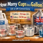 how many cups in a gallon
