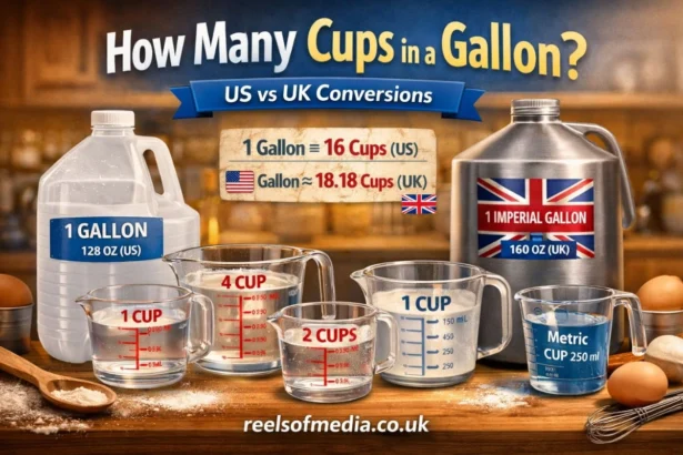 how many cups in a gallon