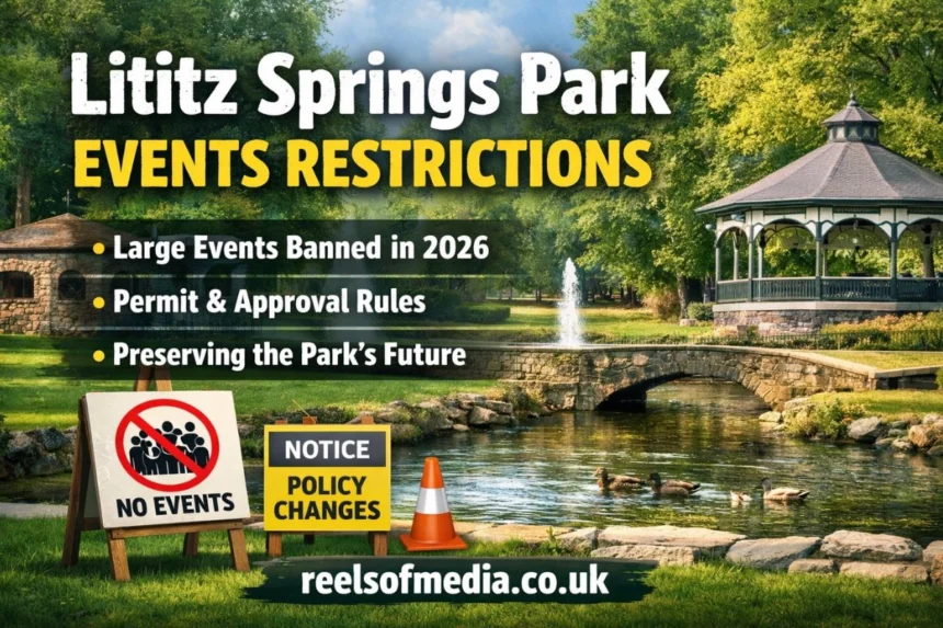 lititz springs park events restrictions