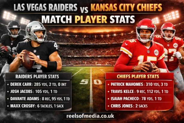 las vegas raiders vs kansas city chiefs match player stats