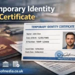 temporary identity certificate