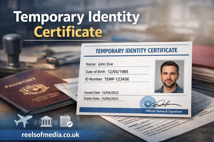 temporary identity certificate