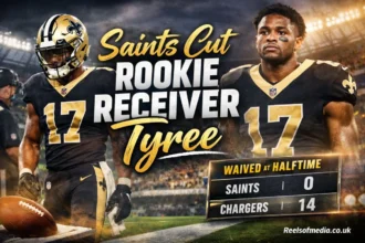 saints cut rookie receiver tyree