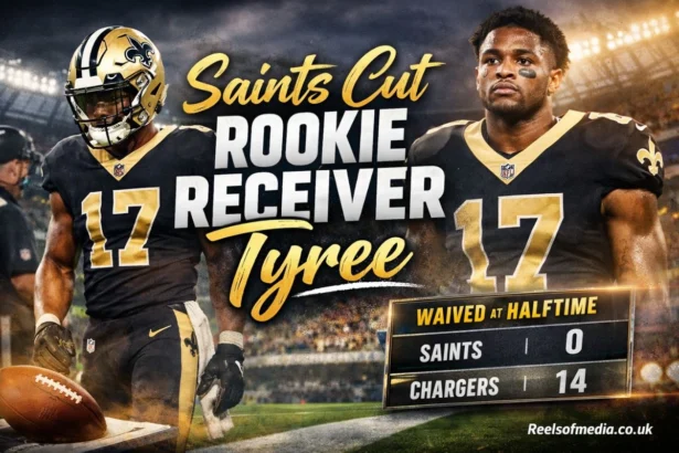 saints cut rookie receiver tyree