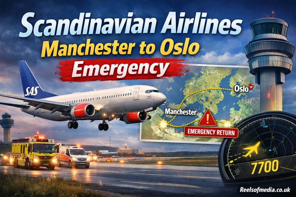 Scandinavian Airlines Manchester to Oslo Emergency