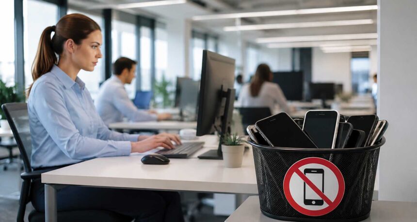 Computer Work Allowed While Banning Phones