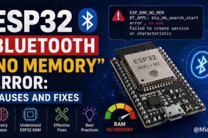 esp32 bluetooth no memory error
