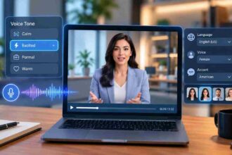ai avatar services with customizable voice tones.