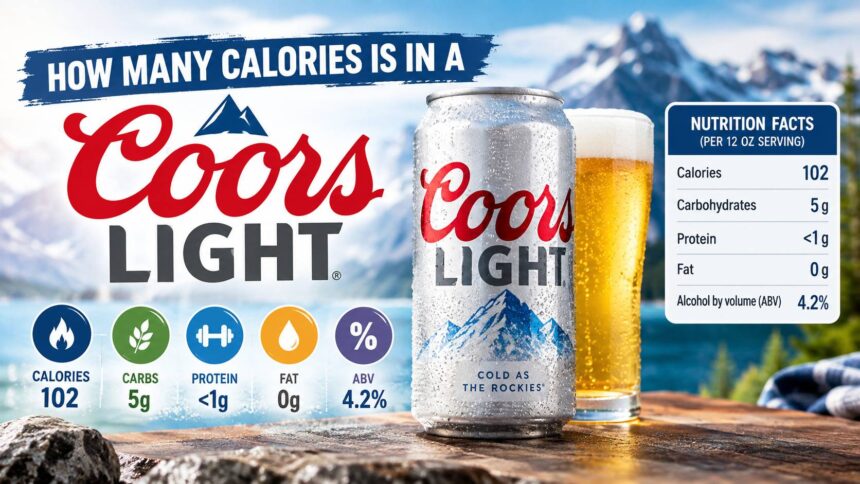how many calories is in a coors light