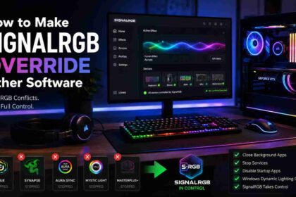 how to make signal rgb override other software