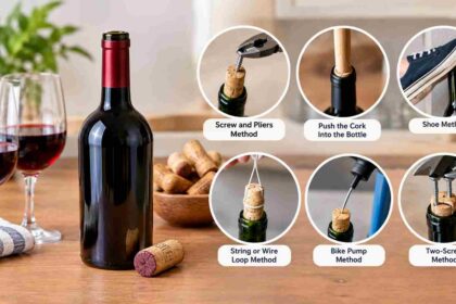 how to remove a cork without a corkscrew