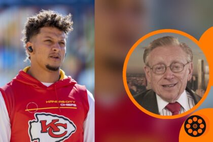Patrick Mahomes and Larry Silverstein